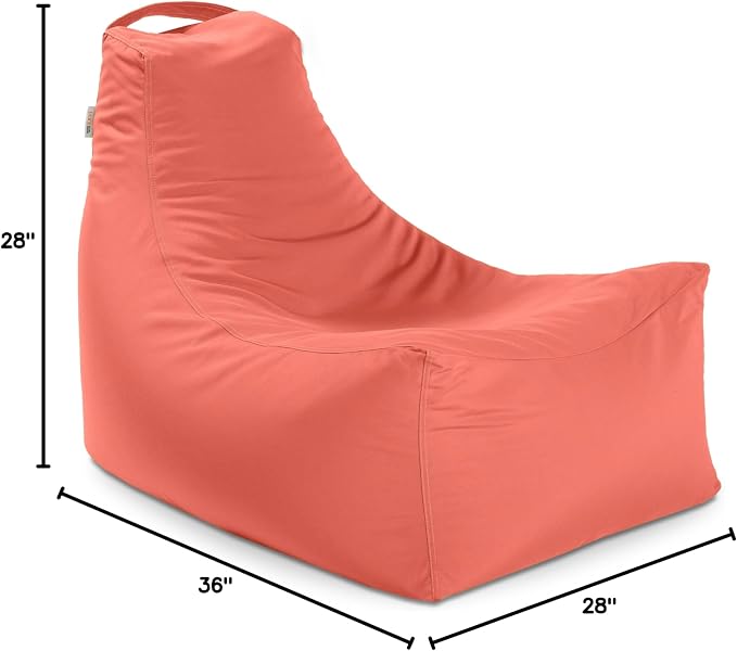 Jaxx Juniper Outdoor Bean Bag Patio Chair & Poolside Lounge, Flamingo