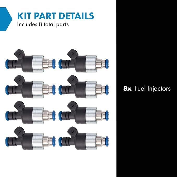 TRQ Fuel Injector Set | For 1989-1992 Chevrolet Camaro 1989-1991 Corvette Pontiac Firebird