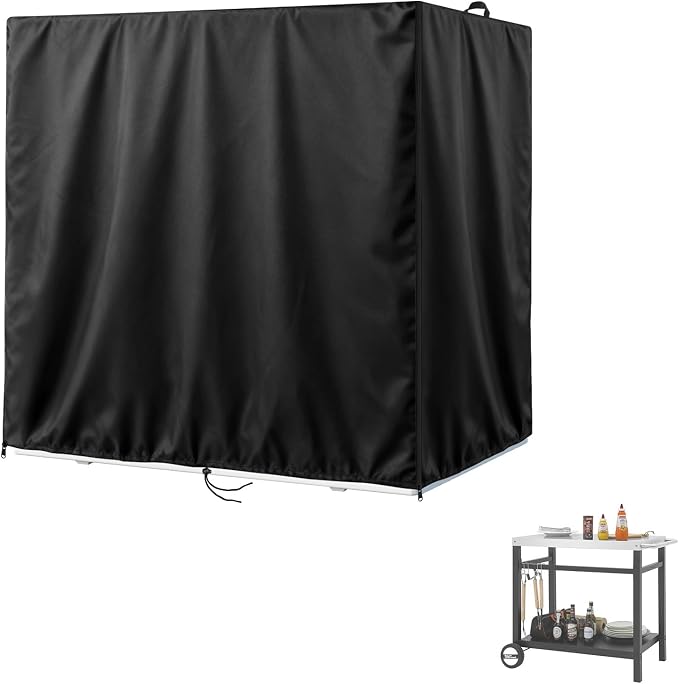Kasla Outdoor Storage Cabinet Cover, 40"L×24"W×32"H | Heavy-Duty and Waterproof, Fits Storage Shelf, Storage Shed, Deck Box for Kitchen Patio Garden Organization and Storage