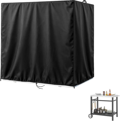 Kasla Outdoor Storage Cabinet Cover, 40"L×24"W×32"H | Heavy-Duty and Waterproof, Fits Storage Shelf, Storage Shed, Deck Box for Kitchen Patio Garden Organization and Storage