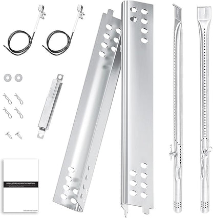 Grill Repair Kit for Char-Broil Performance TRU-Infrared 2-Burner | Fits Char-Broil 463633316, 463280219, 463672416, 463672019, 463672016 and 463672219; includes burners and heat plates.