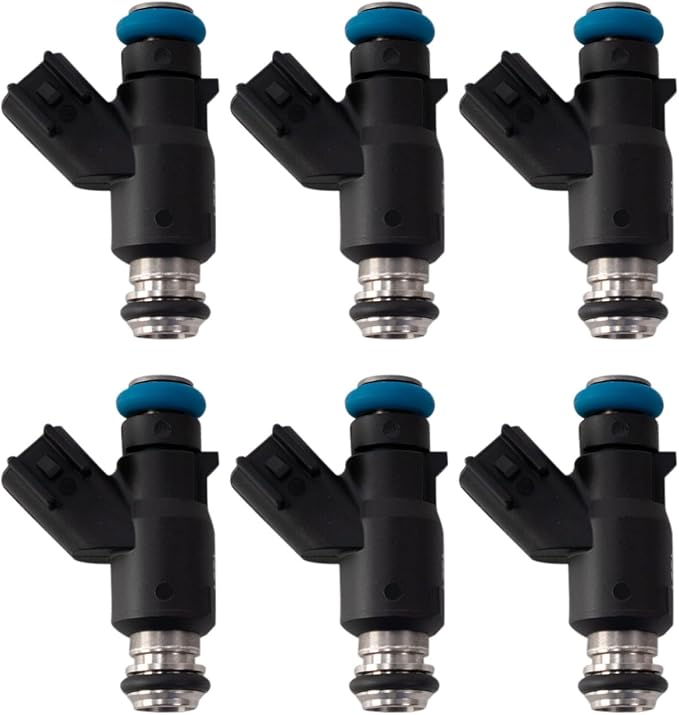 TRQ Fuel Injector Set | For 2009-2011 Buick Lucerne 2007 Terraza 2006-2011 Chevrolet Impala 2010 Malibu 2008 Uplander Pontiac G6 Saturn Relay