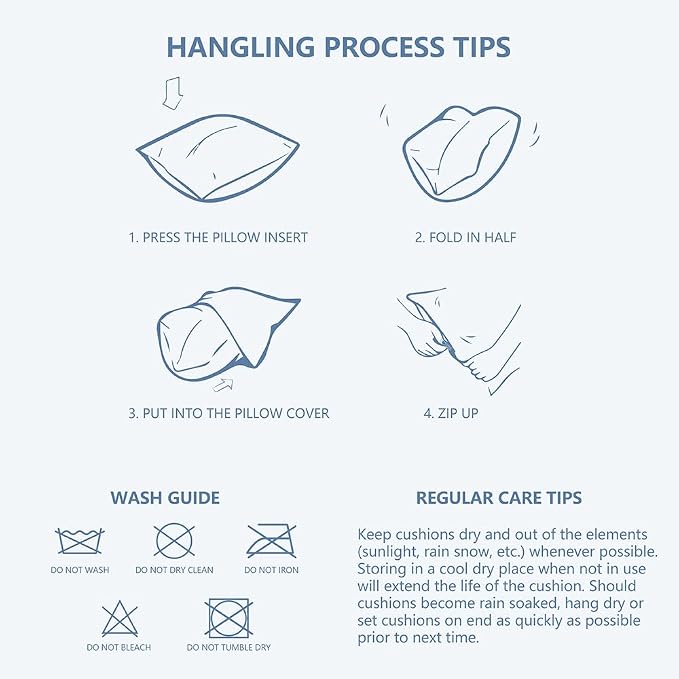 LVTXIII 2 Pack Outdoor Pillow Covers ONLY 18x18 Inch, Water-Repellent Square Decorative Cushion Covers for Patio Furniture, Garden, Sofa, Paradise Paisley
