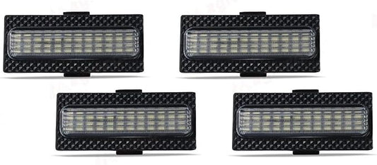 Led Light Bar for Jeep for Wrangler JL 2024 2025Led Grill Grille Lights Front Bumper Daylights Daytime Running White Yellow 4pcs(LED Amber A)