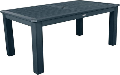 Highwood AD-ST7LH1CO4AA-FBE Lehigh 7pc Rectangular Dining Set 72" x 42", Federal Blue