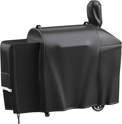 Grisun Grill Cover for Pit Boss Competition Series 1600, Pro Series Elite 1600 Wood Pellet Smoker Grill PB1600CS PB1600PS2 PB1600PSE, 600D Heavy Duty Fade Resistant Waterproof Grill Cover for PB1600