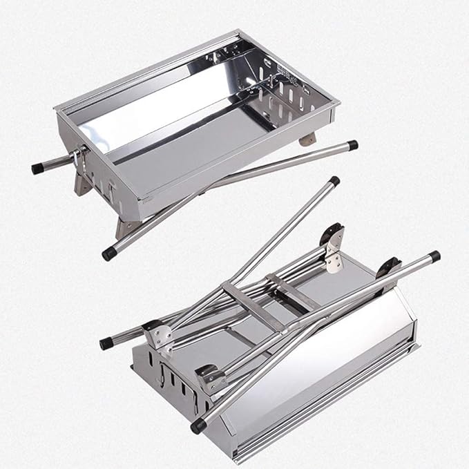 Barbecue Charcoal Grill Stainless Steel Barbecue Grill Outdoor BBQ Stove Charcoal Barbecue Stove Outdoor Camping BBQ Grill Charcoal BBQ Grill