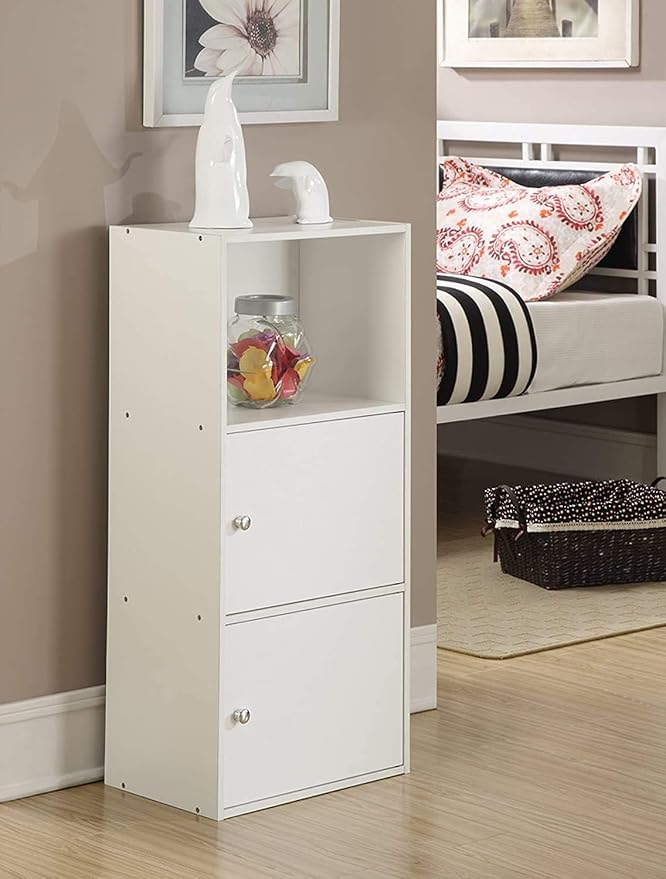 Convenience Concepts Xtra Storage 2 Door Cabinet, White (151187W)