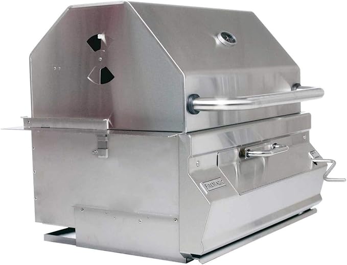 Fire Magic Legacy 30-Inch Built-In Charcoal Grill with Smoker Oven/Hood (14-SC01C-A)