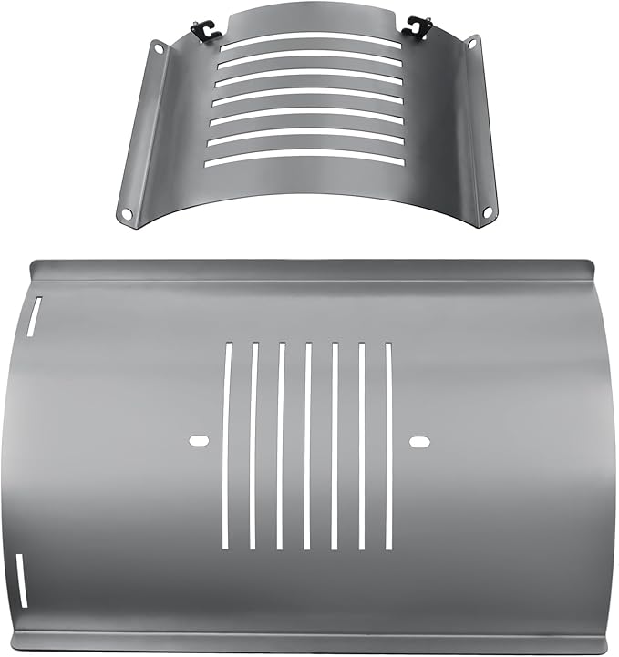 Flame Broiler Kit for Pit Boss PB1230 Pellet Gas Combo Grill with Slide Cover and Bottom, 1230 Grill Heat Deflector Diffuser Replacement Parts for Pit Boss PB1230CC, PB1100PSC1/PSC2/PSC3 Pellet Smoker