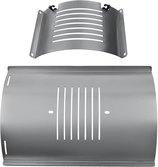 Flame Broiler Kit for Pit Boss PB1230 Pellet Gas Combo Grill with Slide Cover and Bottom, 1230 Grill Heat Deflector Diffuser Replacement Parts for Pit Boss PB1230CC, PB1100PSC1/PSC2/PSC3 Pellet Smoker