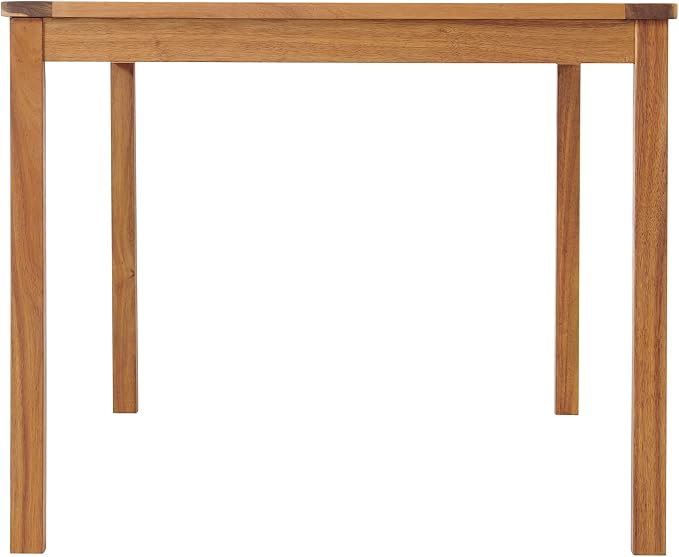 Alaterre Furniture, Okemo Acacia Wood Outdoor Dining Set, 63" W, Natural