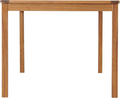 Alaterre Furniture, Okemo Acacia Wood Outdoor Dining Set, 63" W, Natural