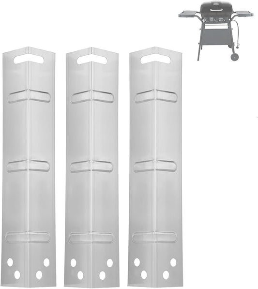 Grill Replacement Parts for 3-Burner Walmart Expert Grill XG10-101-002-02, Heat Plates Replacement Parts for Expert Grill Parts GBC2016WRS, 3-Pack