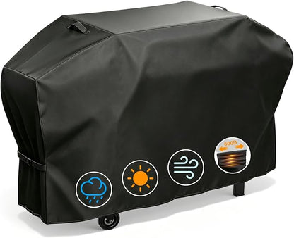 28 Inch Griddle Cover for Blackstone 28" Griddle with Hood & Side Shelves | 600D Heavy Duty Waterproof Flat Top Grill Cover, Replacement for 5483, Fade Resistant with Windproof Buckles