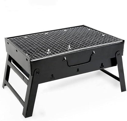 BBQ Grill Outdoor Charcoal Grills Portable Foldable BBQ Grills Patio Barbecue Charcoal Grill Stove Stainless Steel Outdoor Camping Picnic