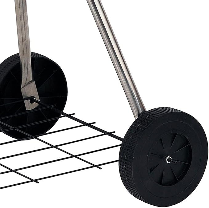 Brentwood BB-1701 BBQ Grill Portable Charcoal,17-inch,Red