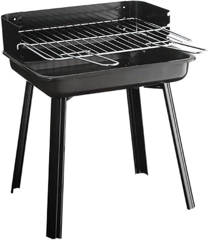 Folded Portable Charcoal Grill Outdoor Barbecue Charcoal Stainless Steel Kebab Grill Folding Grill Portable Grill Perfect for Camping