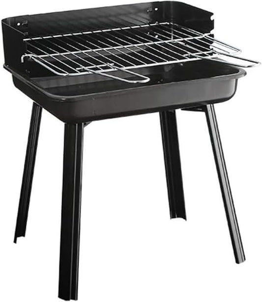 Folded Portable Charcoal Grill Outdoor Barbecue Charcoal Stainless Steel Kebab Grill Folding Grill Portable Grill Perfect for Camping