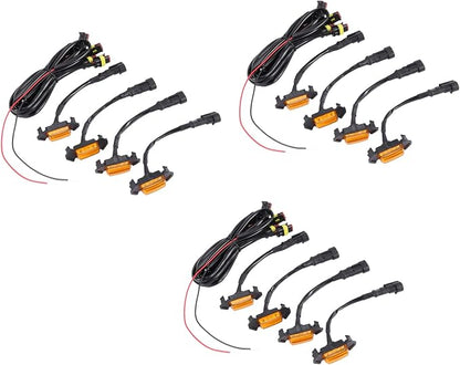 12 Grille LED Lights Kit for 2016-2018