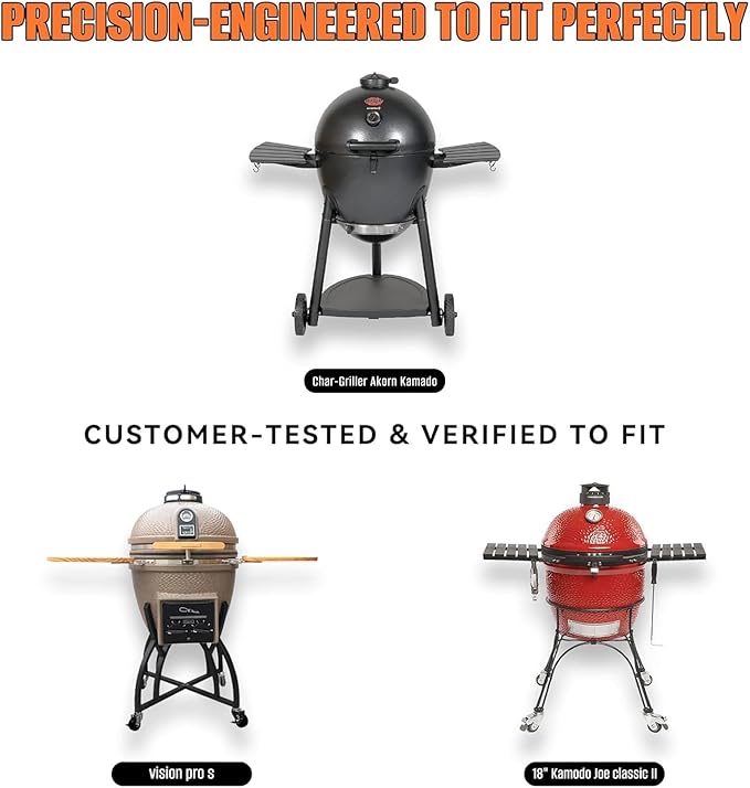 onlyfire Charcoal Firebox Set, Stainless Steel Charcoal Ash Basket with Heat Deflector for Char-Griller Akorn Kamado Kooker Charcoal Grill