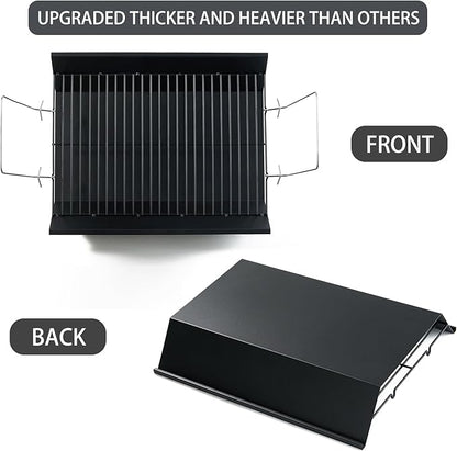 810-0025 Charcoal Tray Grill Replacement Parts for Nexgrill Ash Pan Grill Parts 20003172A0 Ash Catcher Tray Nexgrill Charcoal Basket Fire Pan 8100025 Smoker Tray Grill Accessories Charcoal Holder