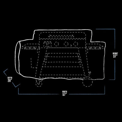 Pit Boss 32122 3B Ultimate Griddle Cover, Black