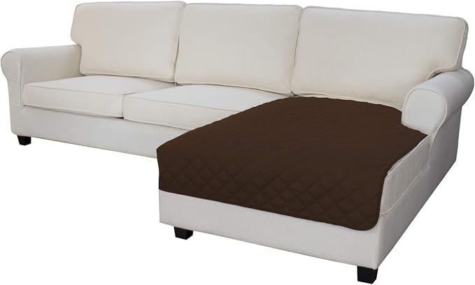 Easy-Going Sectional Couch Covers for Dogs L Shape Sofa Cover Reversible Sofa Slipcover Chaise Lounge Cover Furniture Protector Cover for Pets Dog Cat (42 x 68 inches, Coffee/Coffee) | Soft Sofa Slipcover For Dogs, Fits Left/Right Chaise Lounge Protect...