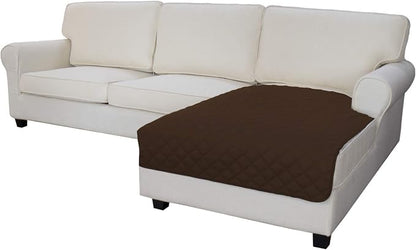 Easy-Going Sectional Couch Covers for Dogs L Shape Sofa Cover Reversible Sofa Slipcover Chaise Lounge Cover Furniture Protector Cover for Pets Dog Cat (42 x 68 inches, Coffee/Coffee) | Soft Sofa Slipcover For Dogs, Fits Left/Right Chaise Lounge Protect...