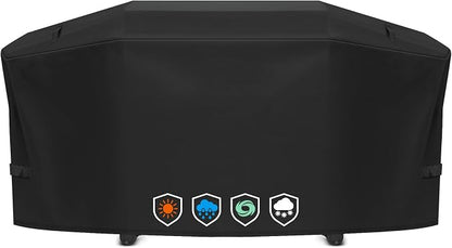 Heavy-Duty 600D Grill Cover fit for Weber Slate 36" Flat Top Griddle Grill，3400120 Weber Slate 36" Griddle Outdoor Waterproof Griddle Cover