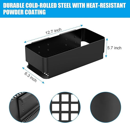 P.A.L. Pop-And-Lock Accessory Rail Storage Bin & Hooks for Traeger Timberline,Timberline XL,Ironwood,Ironwood XL,Flatrock,Grill Accessories for Traeger Z-grills Pit boss,Ironwood 885,Pro 22/34 Series