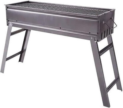 Camping Barbecue Grill Outdoor Folding Charcoal Barbecue Grill Portable for Garden Camping Family Dinners Barbecue Charcoal Grill(60 * 47 * 23cm)