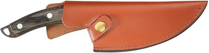 Zassenhaus Ranger Chef's Knife 11-inch Handmade Blade Steel with Hole Pakka Wood Handle with Leather Sheath for The Kitchen or as Outdoor Chef's, Boning, Chopping Knife