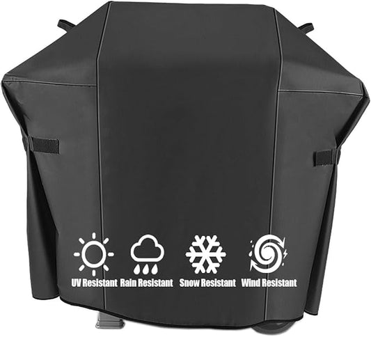 48 Inch Grill Cover for Weber Spirit 200 and Spirit II 200 Series, BBQ Gas Grill Cover for Outdoor Grill Heavy Duty Waterproof Fade Resistant for Weber Spirit II E210 Gas Grill