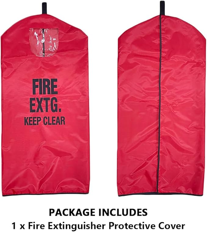 Fire Extinguisher Cover, Heavy Duty Fire Protective Sleeve from scuffs & scratches Accessories, 17"Wx22"L,1 Pcs (5-13LB)