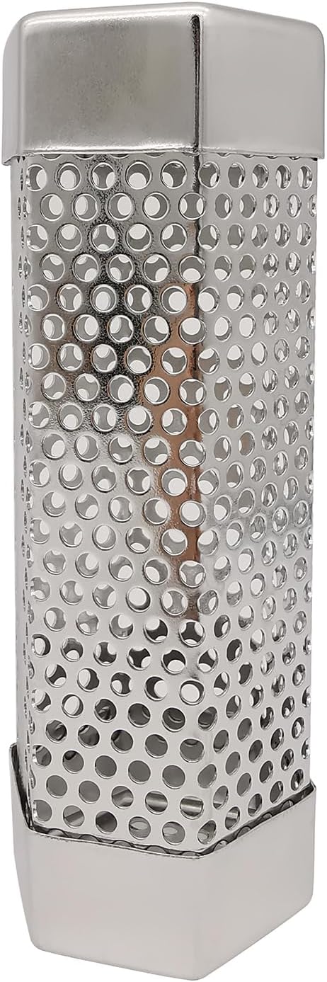 Smoker Smoke Tube Box for Pellets Grill, 304 Stainless Steel BBQ Cold Smoker Generator Tube, 2.5 Hours of Billowing Hot or Cold Smoking - 6" Hexagon - 2 Pack