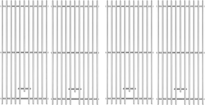 RJC008P Grill Grates Replacement Parts for RCS Grill Grids RJC32A RJC32AL Summerset Sizzler Grates Blaze Grill Parts 32 Inch 4 Burner Gas Grill Stainless Steel Cooking Grates, 4pcs