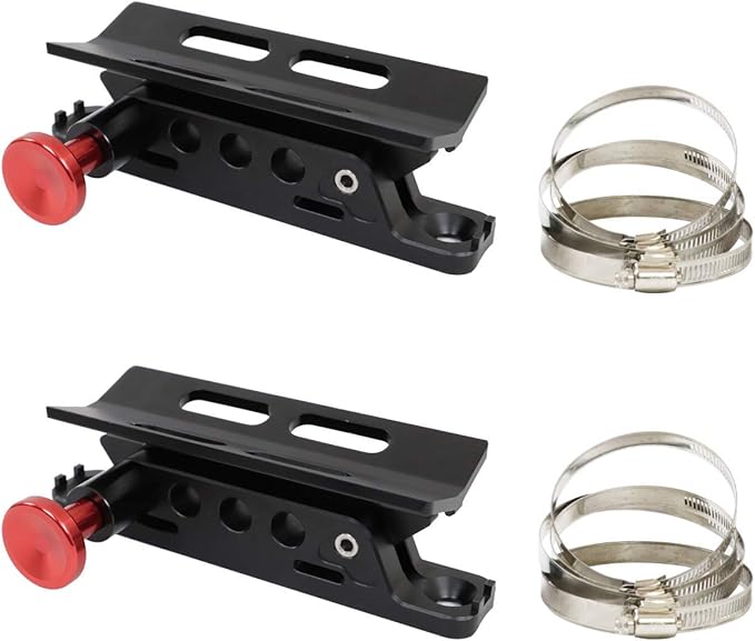 2PCS Vehicle Universal Roll Bar Bottle / Fire Extinguisher Holder Mount Compatible with for Jeep Wrangler Gladiator Ford Bronco UTV Polaris RZR Can Am ATV,Adjustable, Aluminum