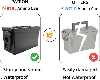 HARDROCK Metal Ammo Can, Ammo Box