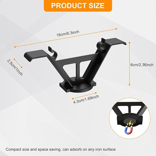 Demao Magnetic Power Cord Organizer, Thick Plastic Cable Holder-Strong Magnetic Base & Built-in Hook for Traeger, Pit Boss, Z Grills Pellet Grills BBQ Smokers - Indoor/Outdoor