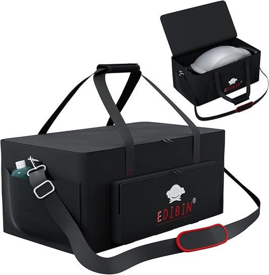 Grill Carry Bag for Weber Q1200 Q1000 Liquid Propane Portable Gas Grill,Compatible with Weber Q1400 electric grill Bag for Travel and Camping,600D Heavy Duty Weather Resistant