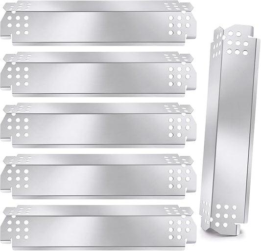 Criditpid Replacement Parts for Nexgrill 720-0896B 720-0898 720-0888 720-0888N 720-0830H 720-0896 720-0882A Gas Grill, Stainless Steel Heat Shield Burner Cover for Nexgrill 6 Burner 720-0896B