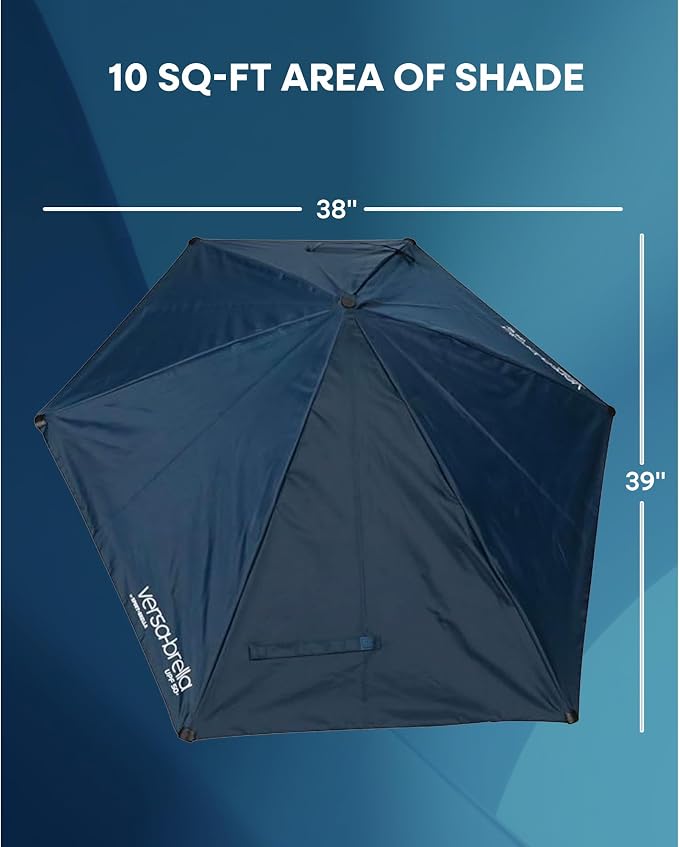 Sport-Brella Versa-Brella SPF 50+ Protection Adjustable Umbrella with Universal Clamp