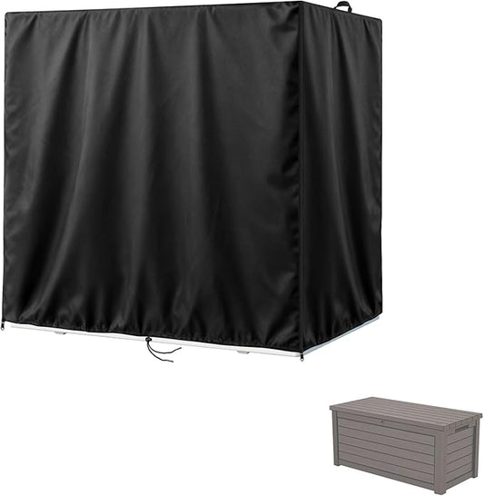 Kasla Outdoor Storage Cabinet Cover, 58"L×33"W×34"H | Heavy-Duty and Waterproof, Fits Storage Shelf, Storage Shed, Deck Box for Kitchen Patio Garden Organization and Storage