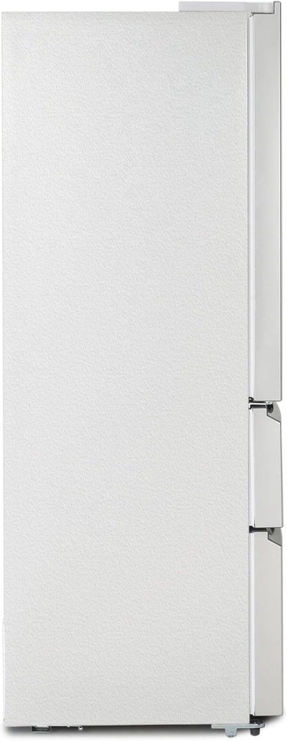 Commercial Cool 18.9 Cu. Ft. French Door Refrigerator, 33 Inch Wide Refrigerator with 2 Bottom Mount Freezer Drawers, Frost Free, LED Lighting, Digital Temperature Control, CCRF1890KW, White | 33 Inch Wide Refrigerator with 2 Bottom Mount Freezer Drawe...