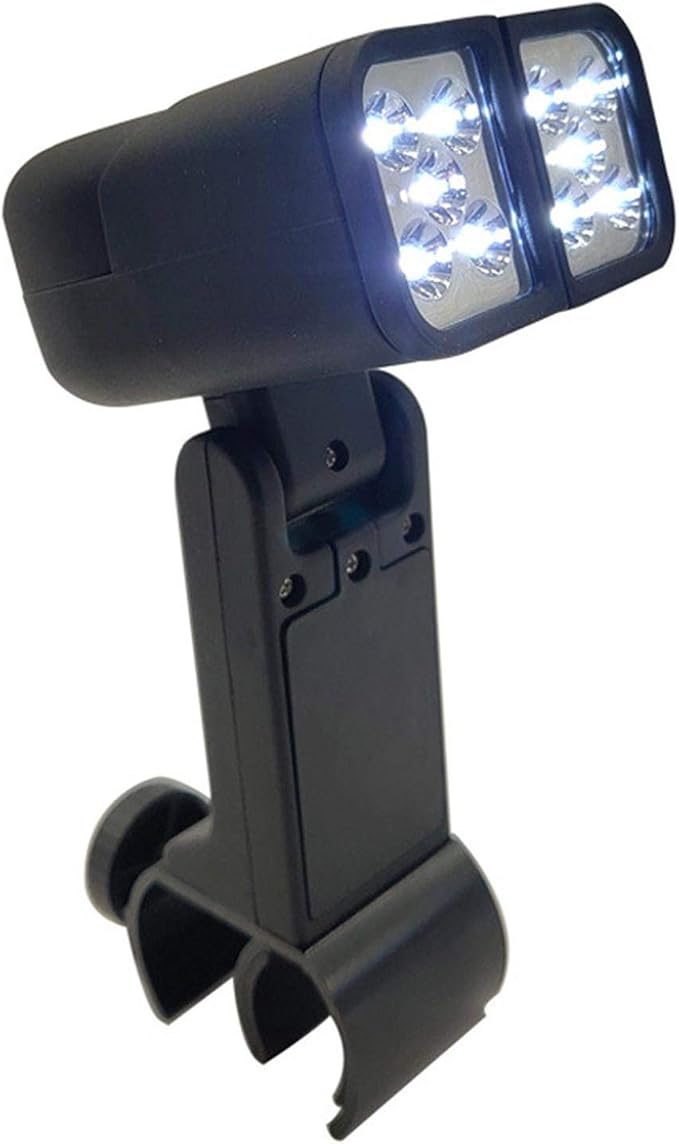 BBQ Grill Light Barbecue Lamp, Grill Lights for Barbecue Super Bright Barbecue LED Lamp Heat Flexible Grilling Light for Outdoor Cooking (Black)