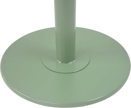 Christopher Knight Home Jodi Outdoor Bistro Set, 3-Piece Bistro Table and Chairs Set of 2, Patio Furniture Set with Iron Frame, Patio Conversation Set for Poolside/Garden Cafeteria, Matte Green
