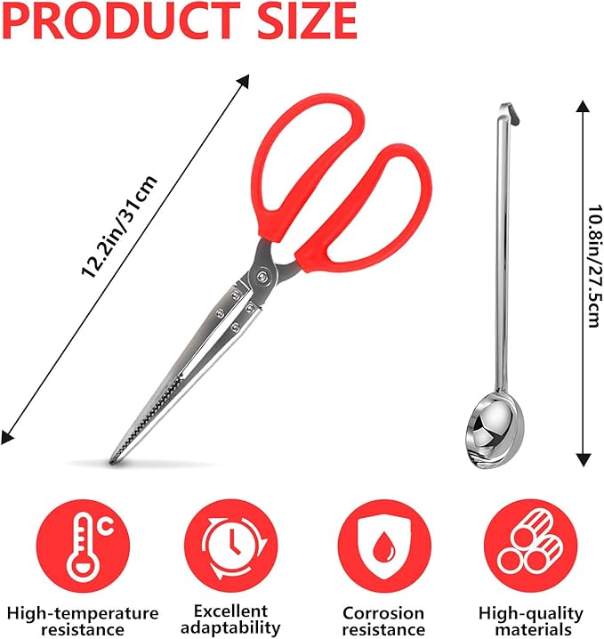 Mini Fire Stick Tongs Pellet Scoop Set Compatible with Solo Stove Mesa/XL, Tabletop Fire Pit Accessories, Mini Firewood Grabber & Pellet Handling Tool