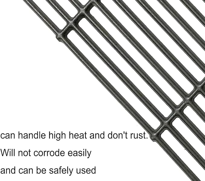 C6505A(4-Pack) 19 3/4" Cast Iron Cooking Grid Grates Replacement for Chargriller 2121, 2123, 2222, 2828, 3001, 3008, 3030, 3725, 4000, 4208, 5050, 5072, 5252, 9020