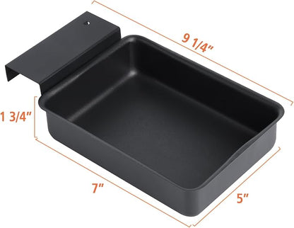 Grease Tray for Masterbuilt 30" Smokers and Grills, Drip Tray Support Kit | Fits Masterbuilt 30" Mb20070210 & 20+ Models, Replaces 9907090025/9007090068, Coated Steel, Non-Stick, Catches Grease